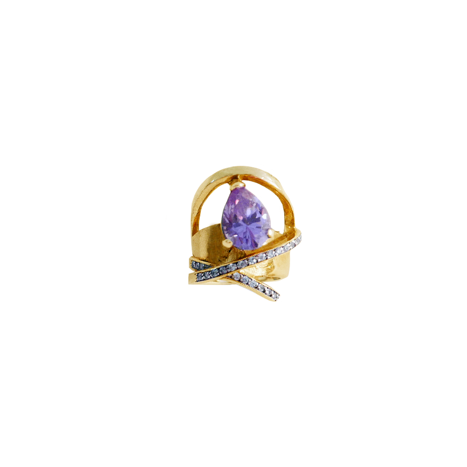 STELLA Amethyst & Diamonds Gold