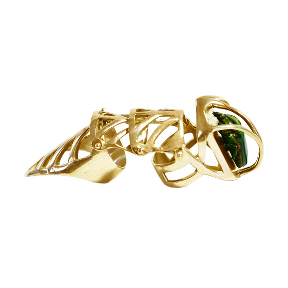 NIETZSCHE GOLD Armor Ring