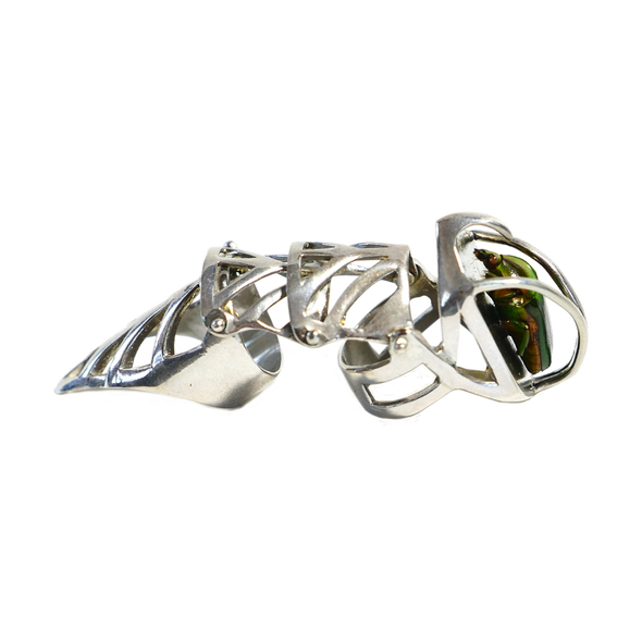 NIETZSCHE SILVER Armor Ring