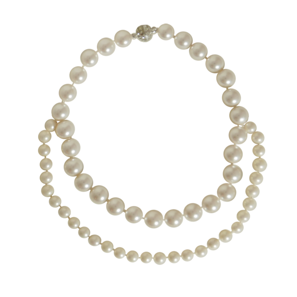 DIA DOUBLE PEARL Necklace
