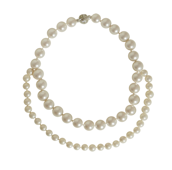 DIA DOUBLE PEARL Necklace