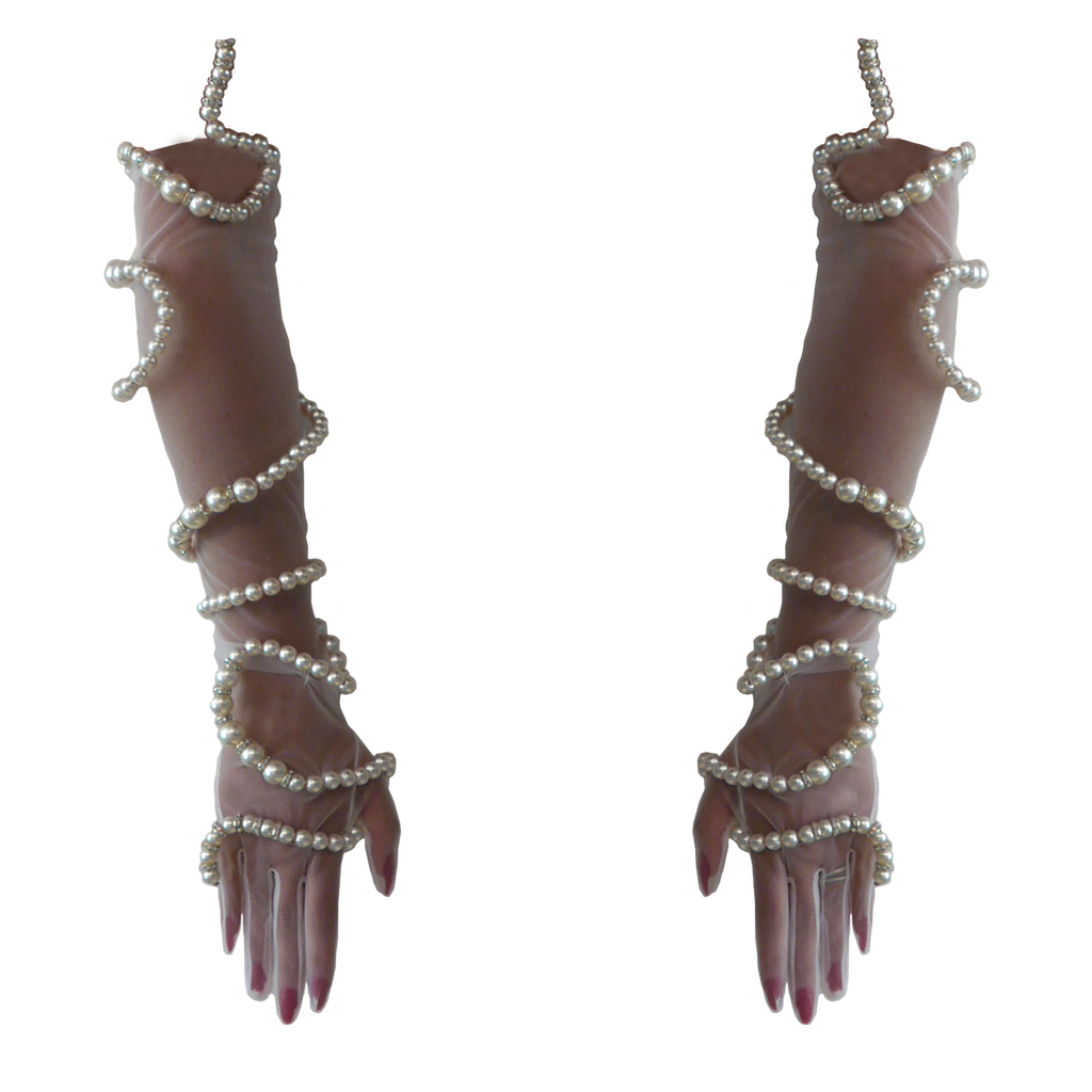 THE GHOST PEARL Mesh Gloves